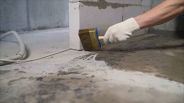 Crawl space vapor barrier installation in Howard, WI